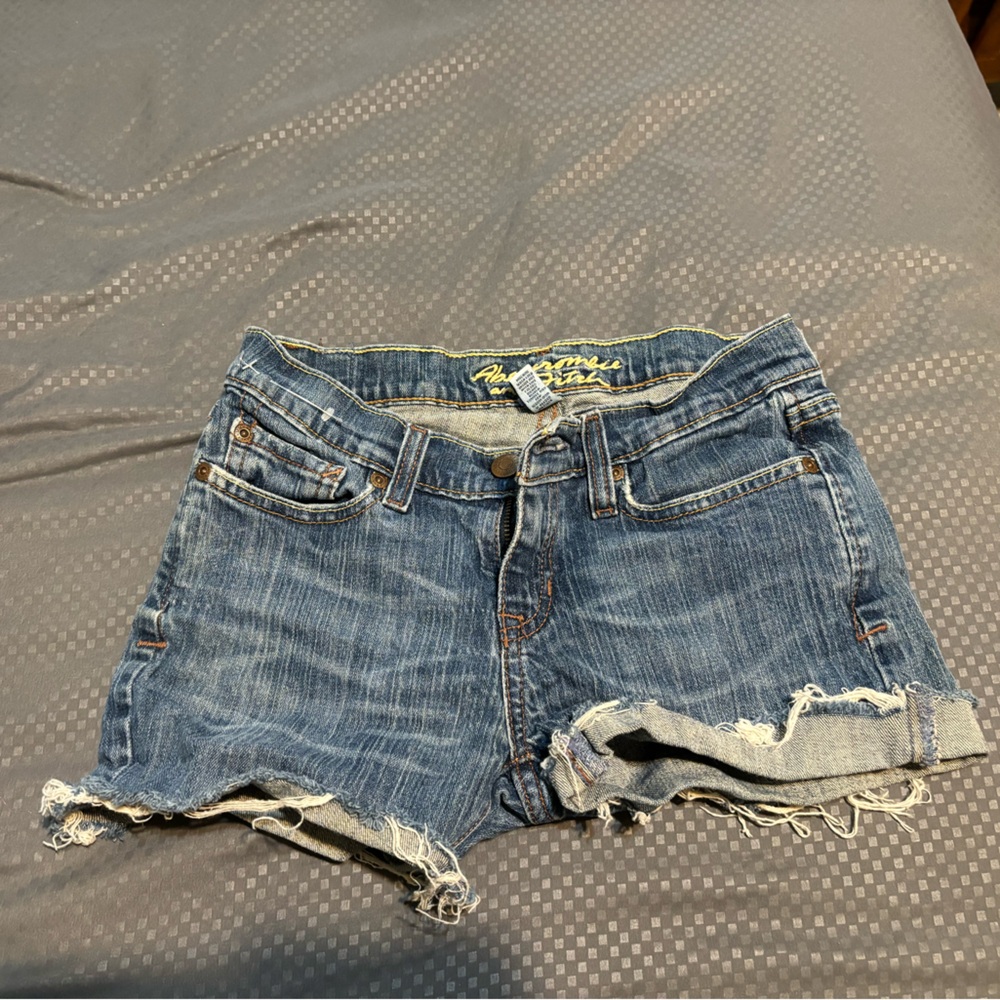 Abercrombie & Fitch stretch cut off shorts one size/ size 1 (imo)